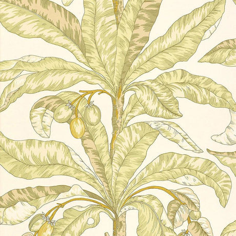 Schumacher Blair House Palm Kiwi Wallpaper