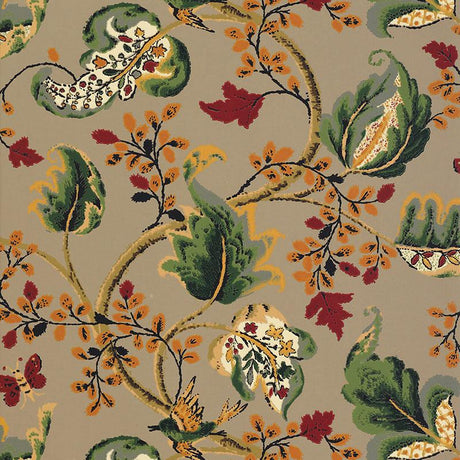 Schumacher Fox Hollow Multi On Flannel Wallpaper