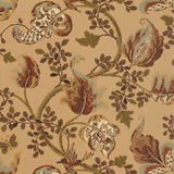 Schumacher Fox Hollow Honey And Smoke Wallpaper