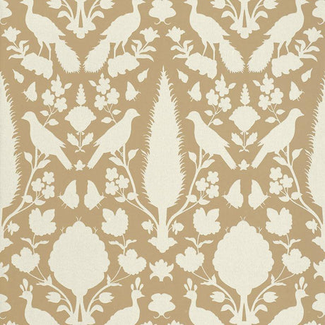 Schumacher Chenonceau Fawn Wallpaper