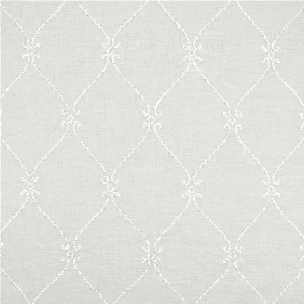 Kasmir Searcy White Fabric