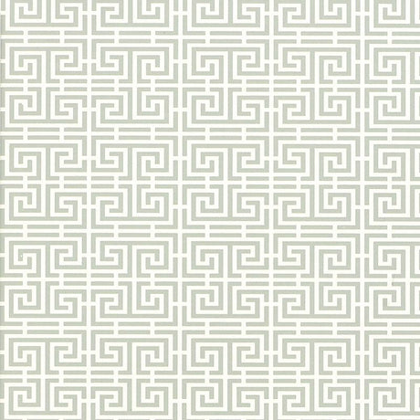 Schumacher Chinois Fret Mineral Wallpaper