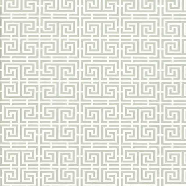 Schumacher Chinois Fret Mineral Wallpaper