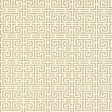 Schumacher Chinois Fret Pewter Wallpaper