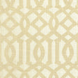Schumacher Imperial Trellis Ii Sand / Ivory Fabric