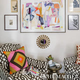 Schumacher Imperial Trellis Ii Java / Cream Fabric