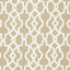 Schumacher Summer Palace Fret Sand Fabric