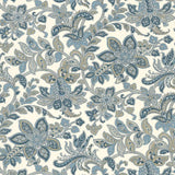 Schumacher Corsini Paisley Porcelain Wallpaper