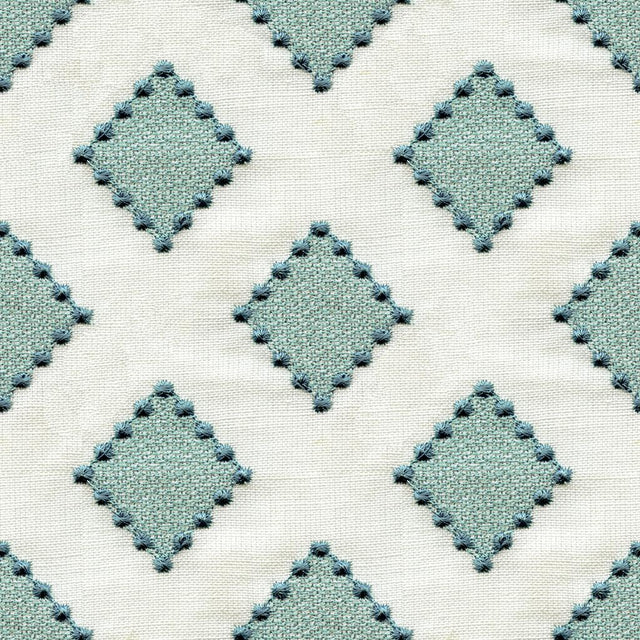 Kravet DIAMONDOTS TURQUOISE Upholstery Fabric