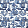 Schumacher Nanjing Porcelain Fabric