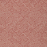 Schumacher Greek Key Ruby Fabric