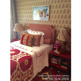 Schumacher Rajasthan Paisley Jewel Wallpaper