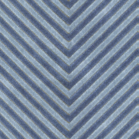 Kravet ZIGANDZAG INDIGO Upholstery Fabric