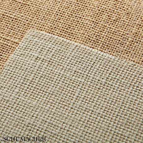 Schumacher Adhafera Ground Straw Wallpaper