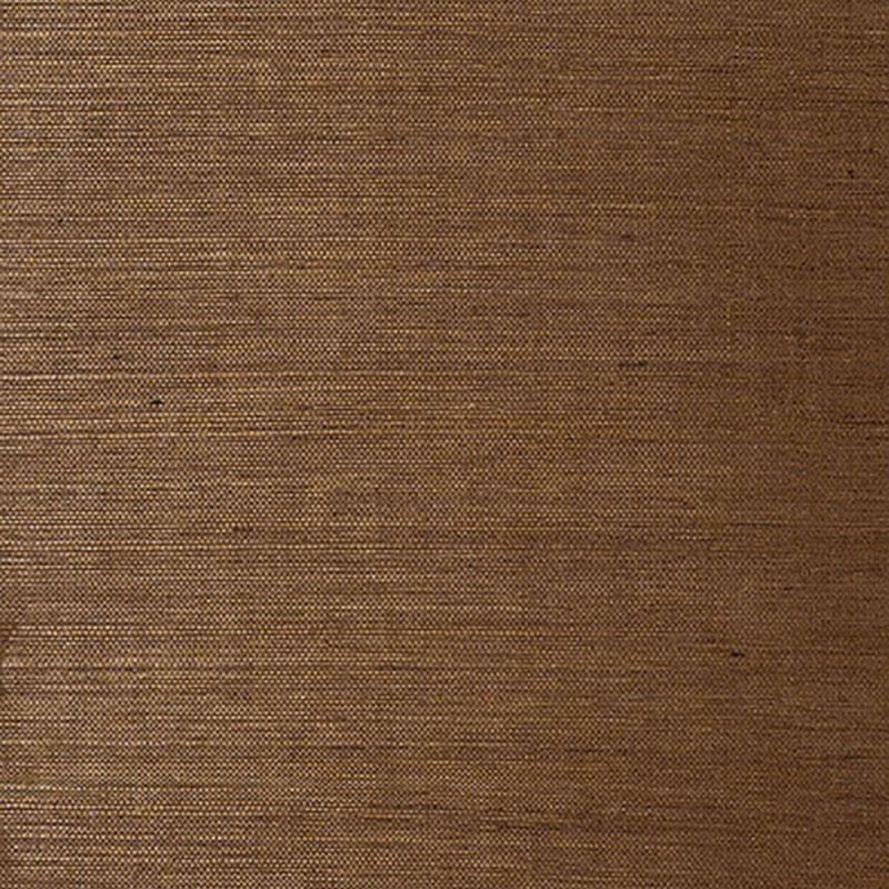 Schumacher Linyi Ground Chestnut Wallpaper