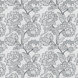Kravet GEO FLORAL PLATINUM Fabric