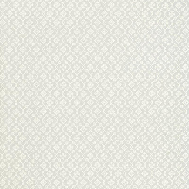 Schumacher Harbury Trellis Dove Wallpaper