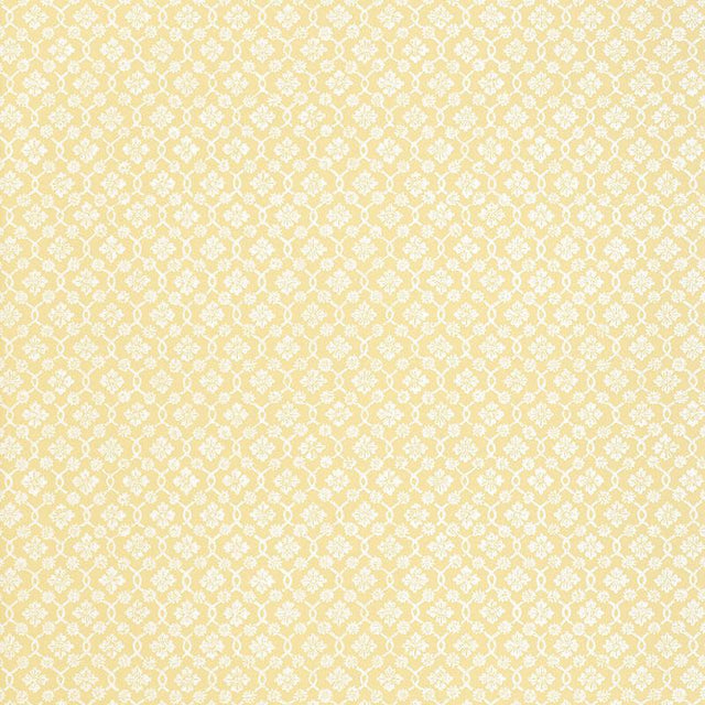 Schumacher Harbury Trellis Buttercup Wallpaper