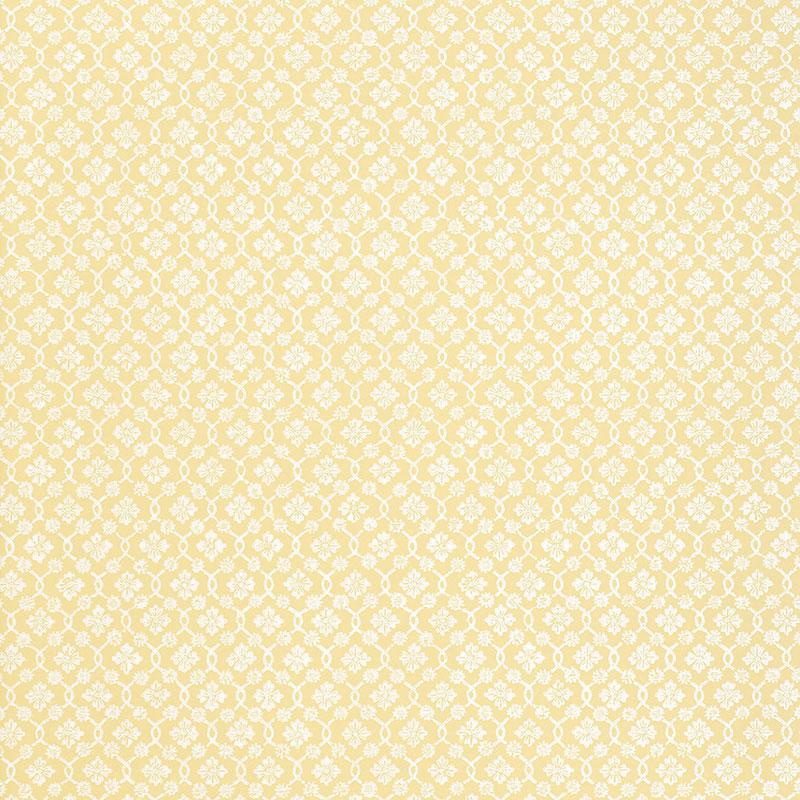 Schumacher Harbury Trellis Buttercup Wallpaper