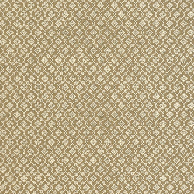 Schumacher Harbury Trellis Sepia Wallpaper