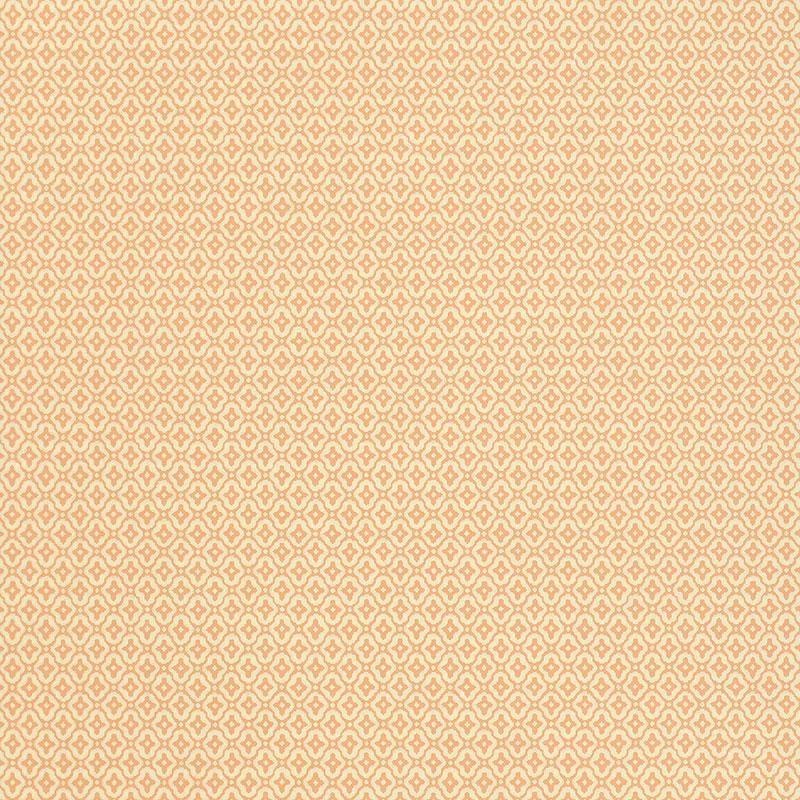 Schumacher Prescott Diamond Terra Cotta Wallpaper