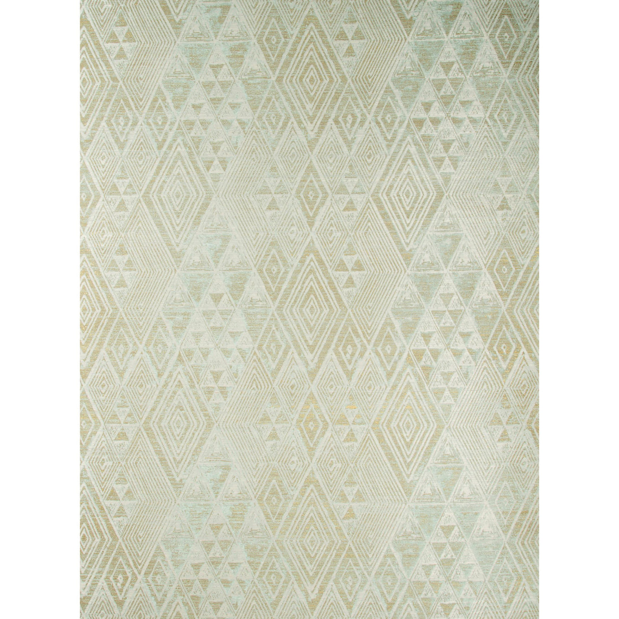 Lee Jofa MARULA PAPER AQUA/GOLD Wallpaper