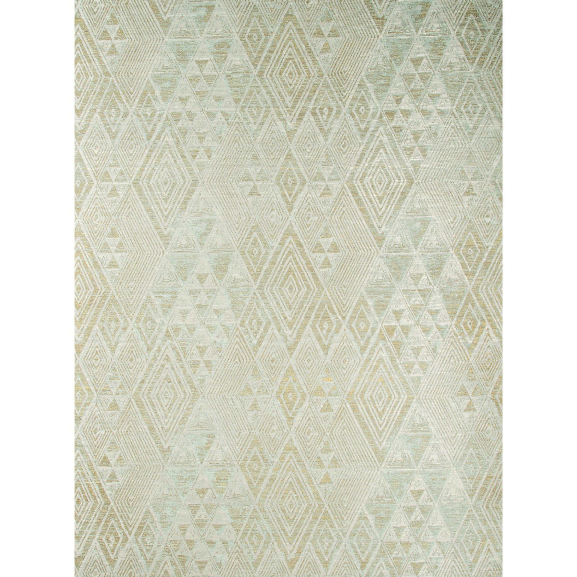 Lee Jofa Marula Paper Aqua/Gold Wallpaper
