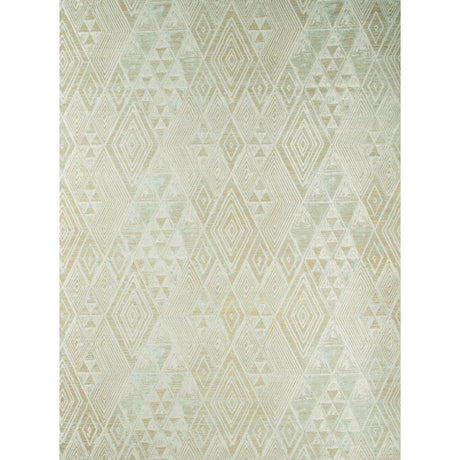 Lee Jofa MARULA PAPER AQUA/GOLD Wallpaper