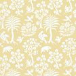 Schumacher Palm Damask Sunlight Wallpaper