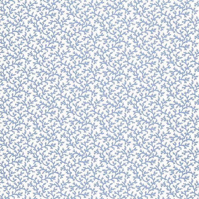 Schumacher Coral Vine Ocean Wallpaper