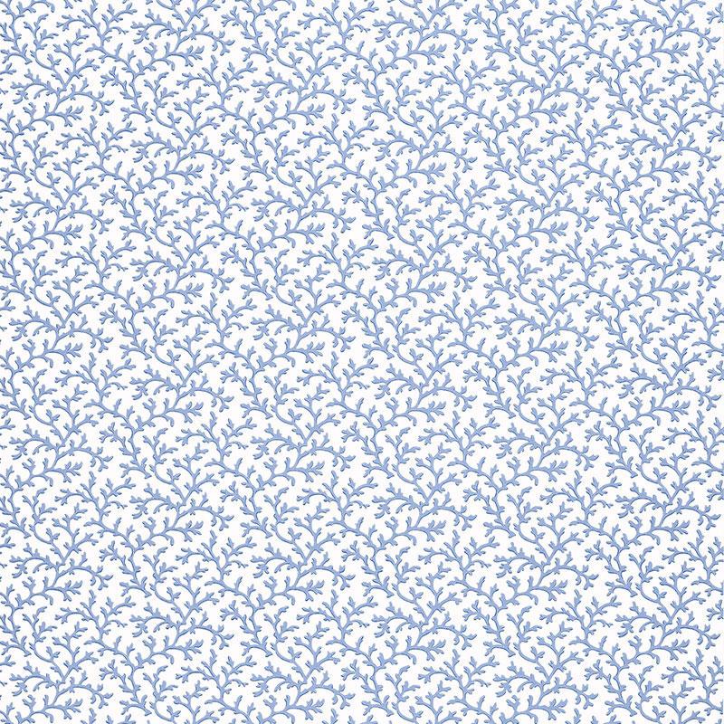 Schumacher Coral Vine Ocean Wallpaper