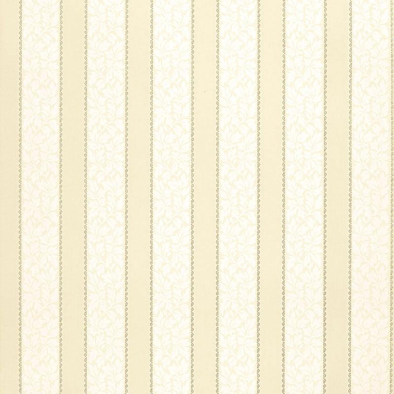 Schumacher Wallis Stripe Bone Wallpaper