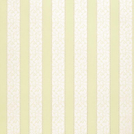 Schumacher Wallis Stripe Celery Wallpaper