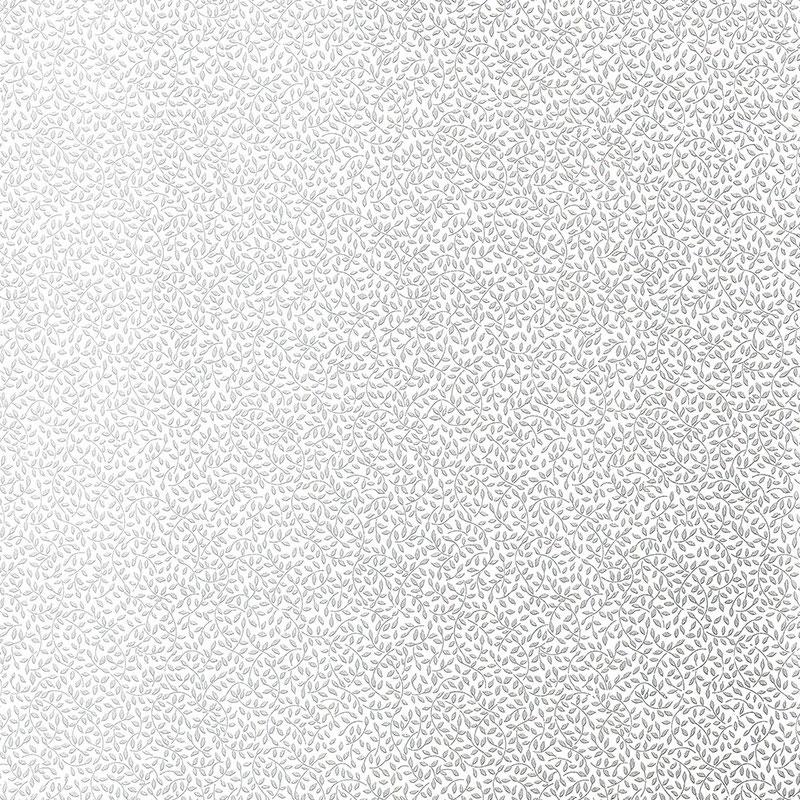 Schumacher Celano Vine Silver Wallpaper
