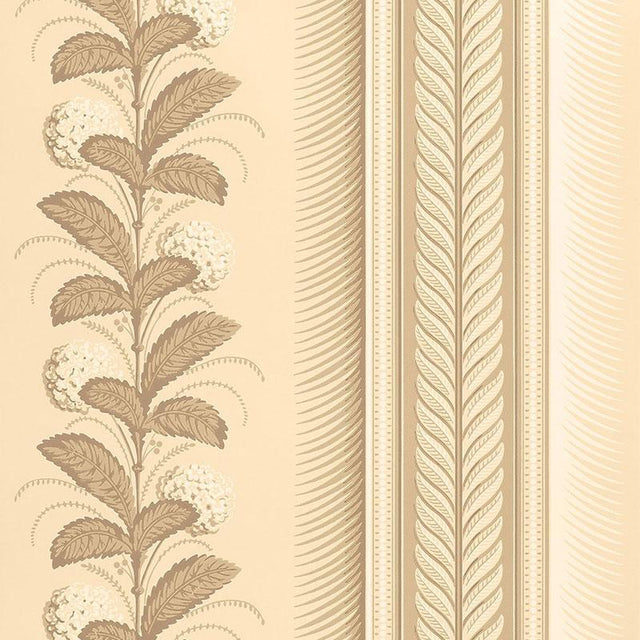 Schumacher Hydrangea Drape Fawn Wallpaper
