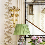 Schumacher Hydrangea Drape Fawn Wallpaper