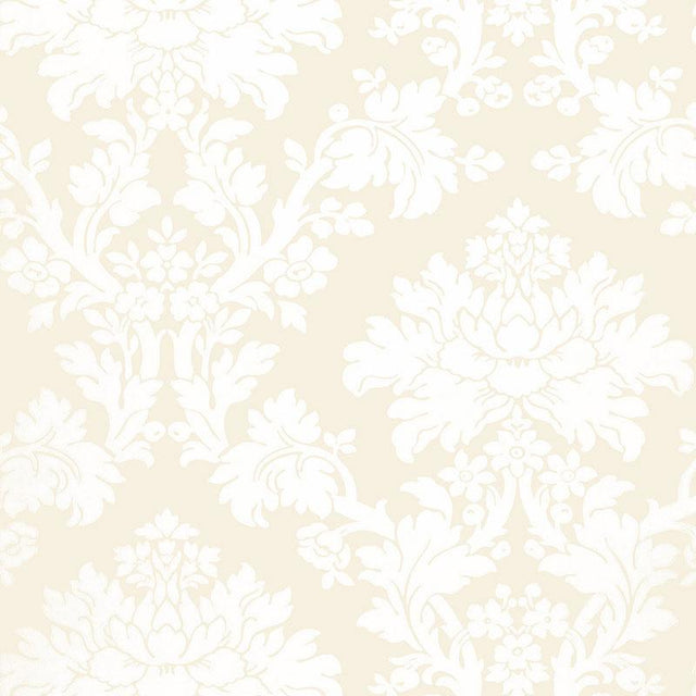 Schumacher Tierni Damask Blush Wallpaper
