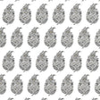 Schumacher Rajasthan Paisley Silver Wallpaper