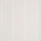 Schumacher Lorraine Stripe Limestone Wallpaper