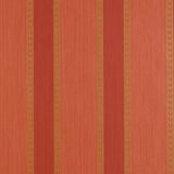 Schumacher Lansdowne Strie Stripe Coral Wallpaper