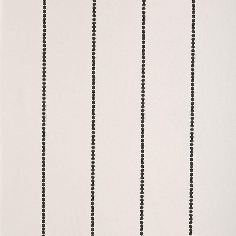 Schumacher Gabrielle Stripe Graphite Wallpaper