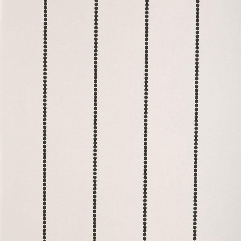 Schumacher Gabrielle Stripe Graphite Wallpaper