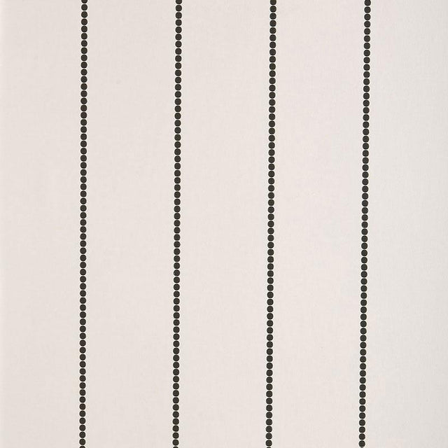 Schumacher Gabrielle Stripe Graphite Wallpaper