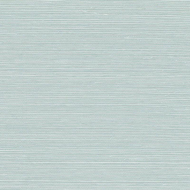 Schumacher Haruki Sisal Water Blue Wallpaper