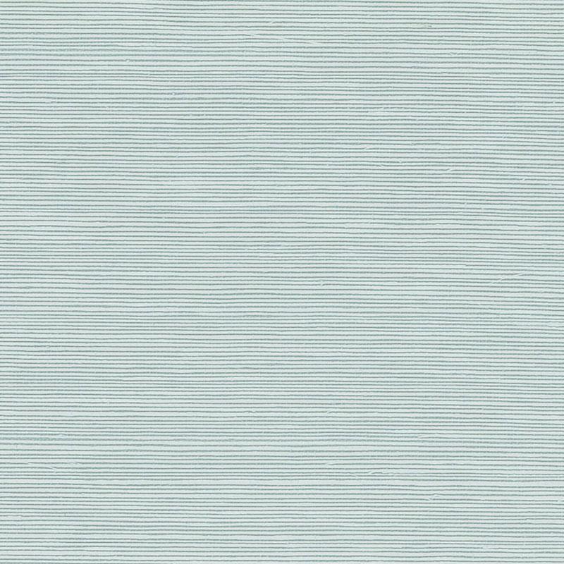 Schumacher Haruki Sisal Water Blue Wallpaper
