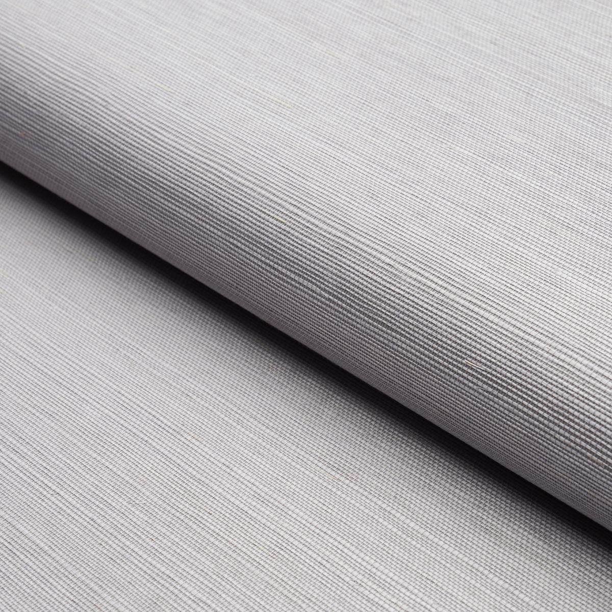 Schumacher Haruki Sisal Lavender Wallpaper