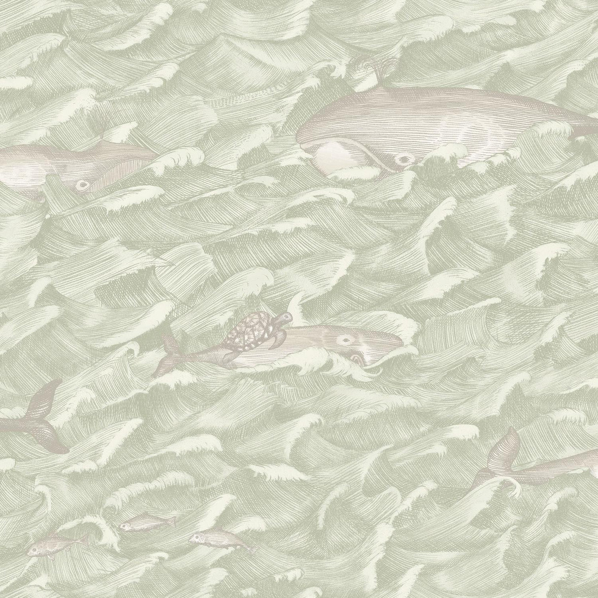 Cole & Son MELVILLE GREEN Wallpaper