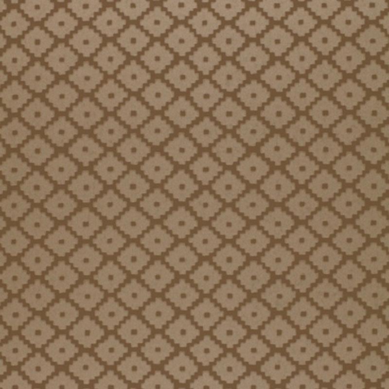 Schumacher Ziggurat Mink Wallpaper