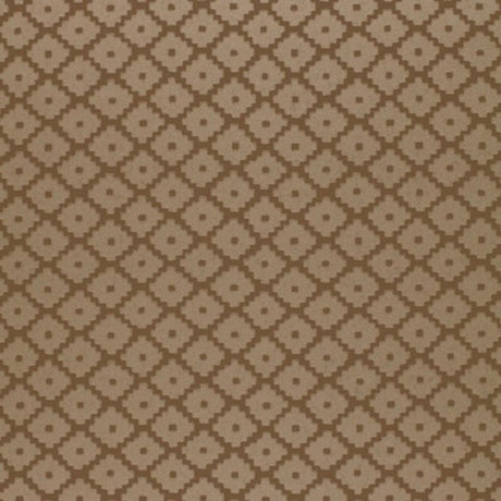 Schumacher Ziggurat Mink Wallpaper