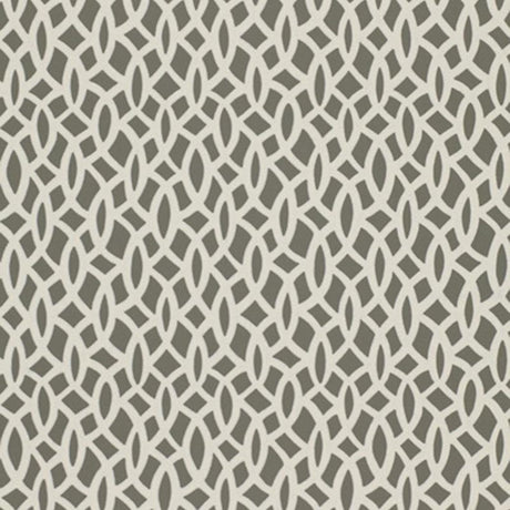 Schumacher Chain Link Charcoal Wallpaper